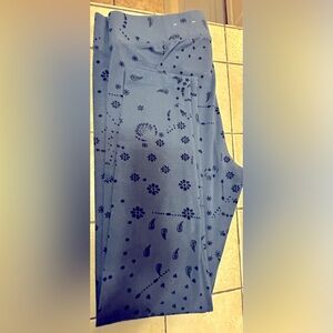 Blue Patterned Leggings by Sonoma